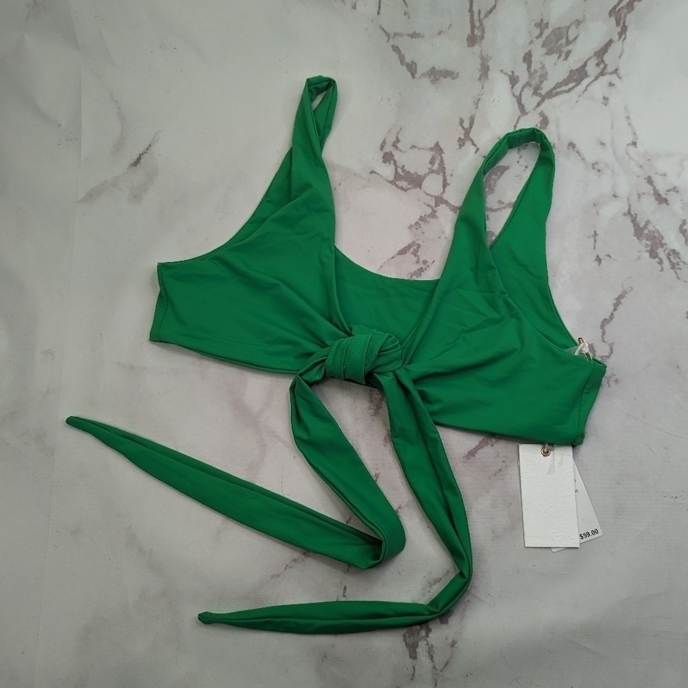 Good American Swim Top Women 4 XL Green 10 Ways To Wear